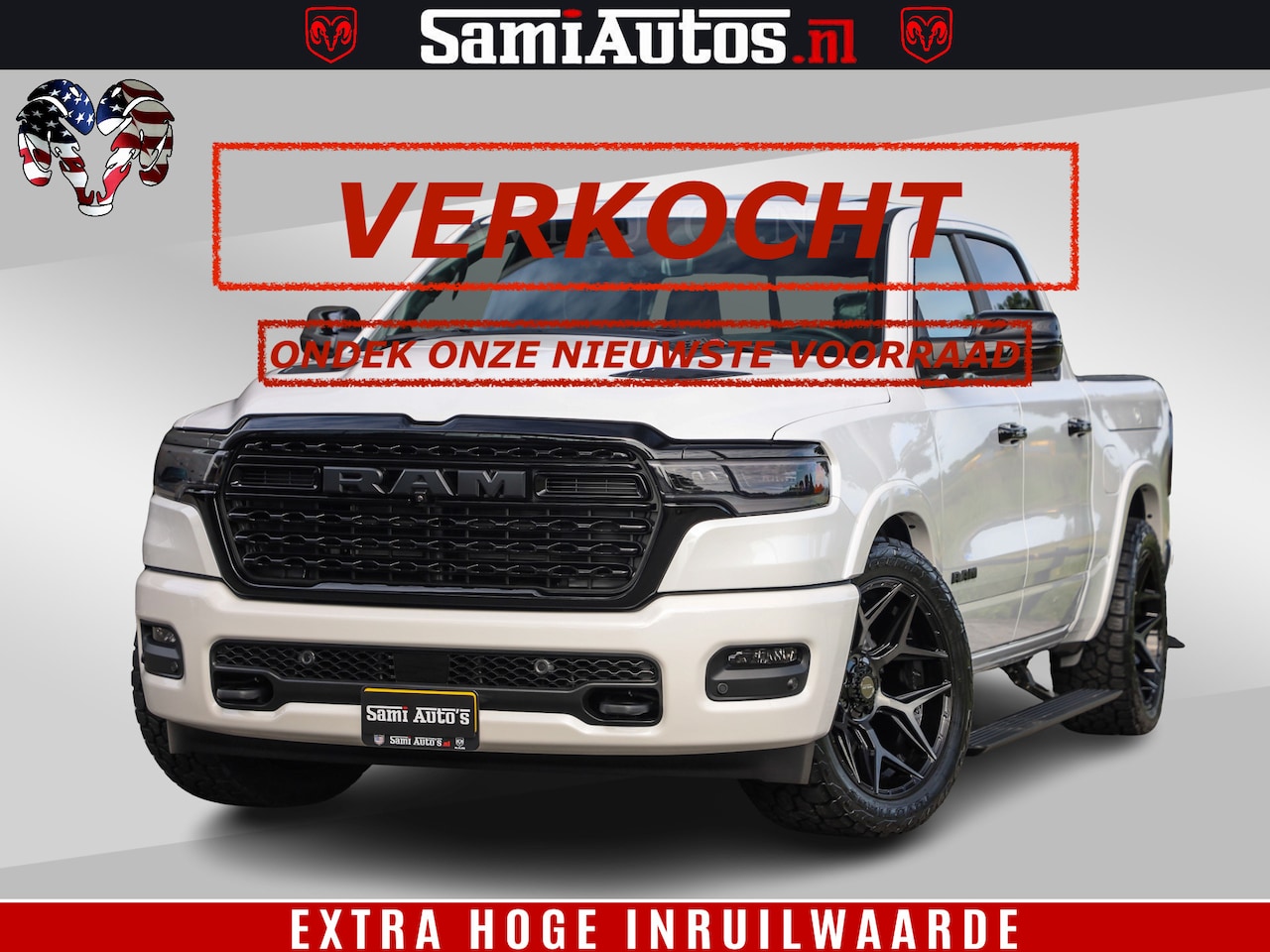 Dodge Ram Pick Up - Limited Night High Output 540HP 706Nm | Massage + Full Option | De Meest Luxe en Volle in - AutoWereld.nl