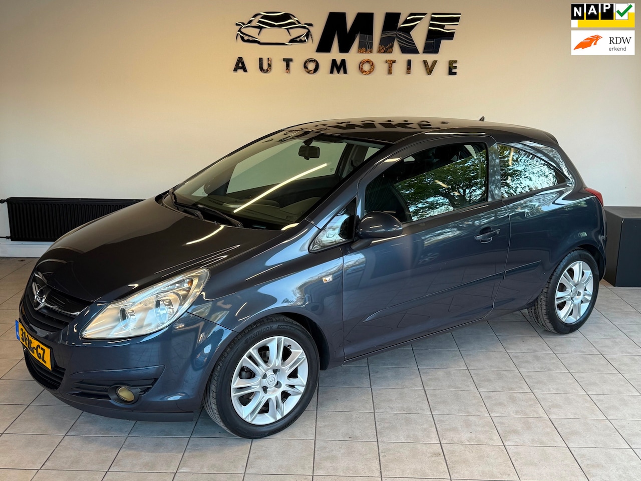 Opel Corsa - 1.4-16V Enjoy 2008 Airco/Elektr Pakket/NWE APK! - AutoWereld.nl