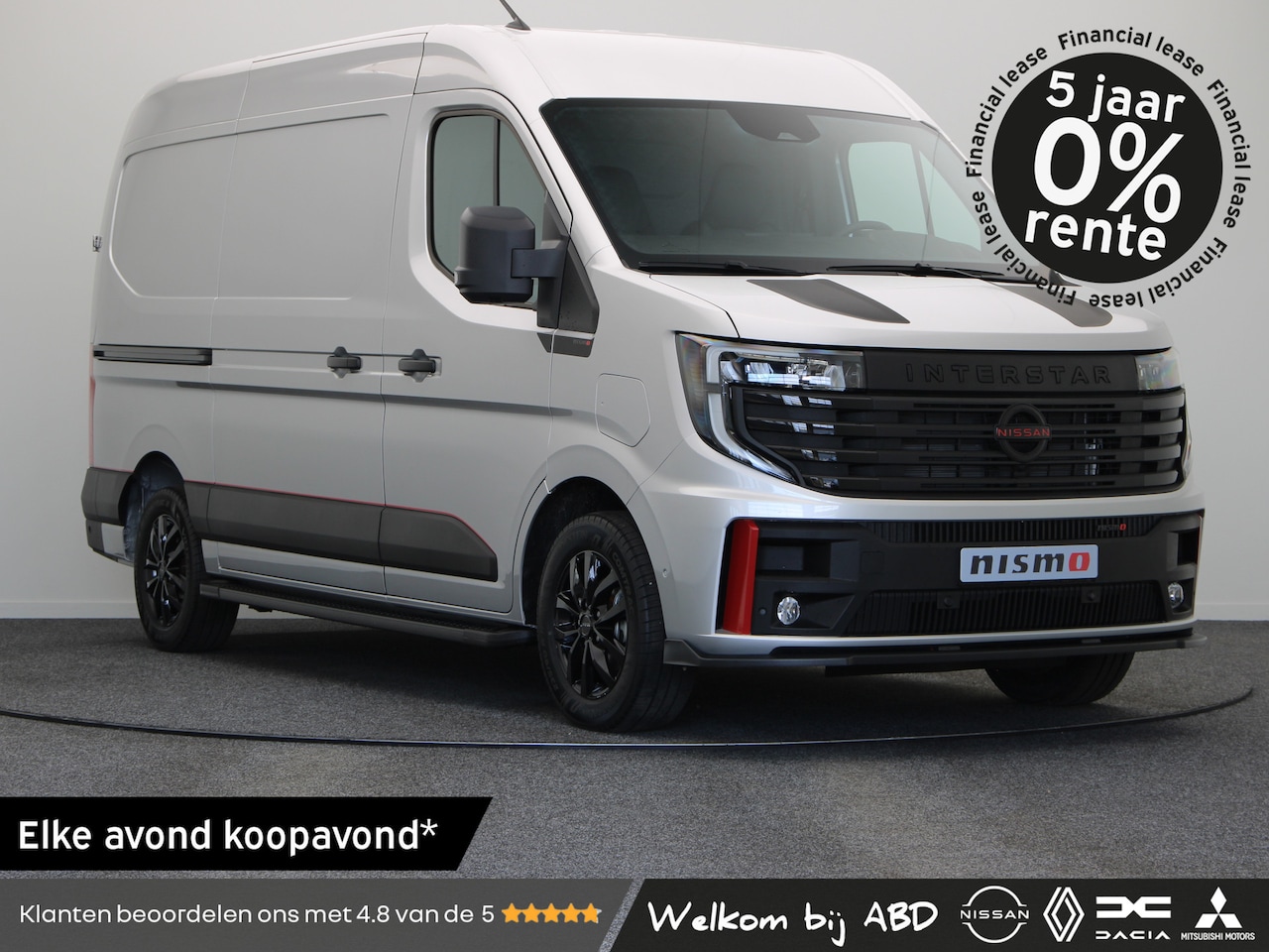 Nissan Interstar-e - Gesloten Bestel L2H2 3.5T 87 kWh 141 1AT Limited + Trekhaak | 7" TFT kleuren instrumentenp - AutoWereld.nl