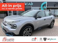 Citroën Ë-C4 - EV Feel 50 kWh 136 pk Automaat Range tot 300 km Adaptive cruise control