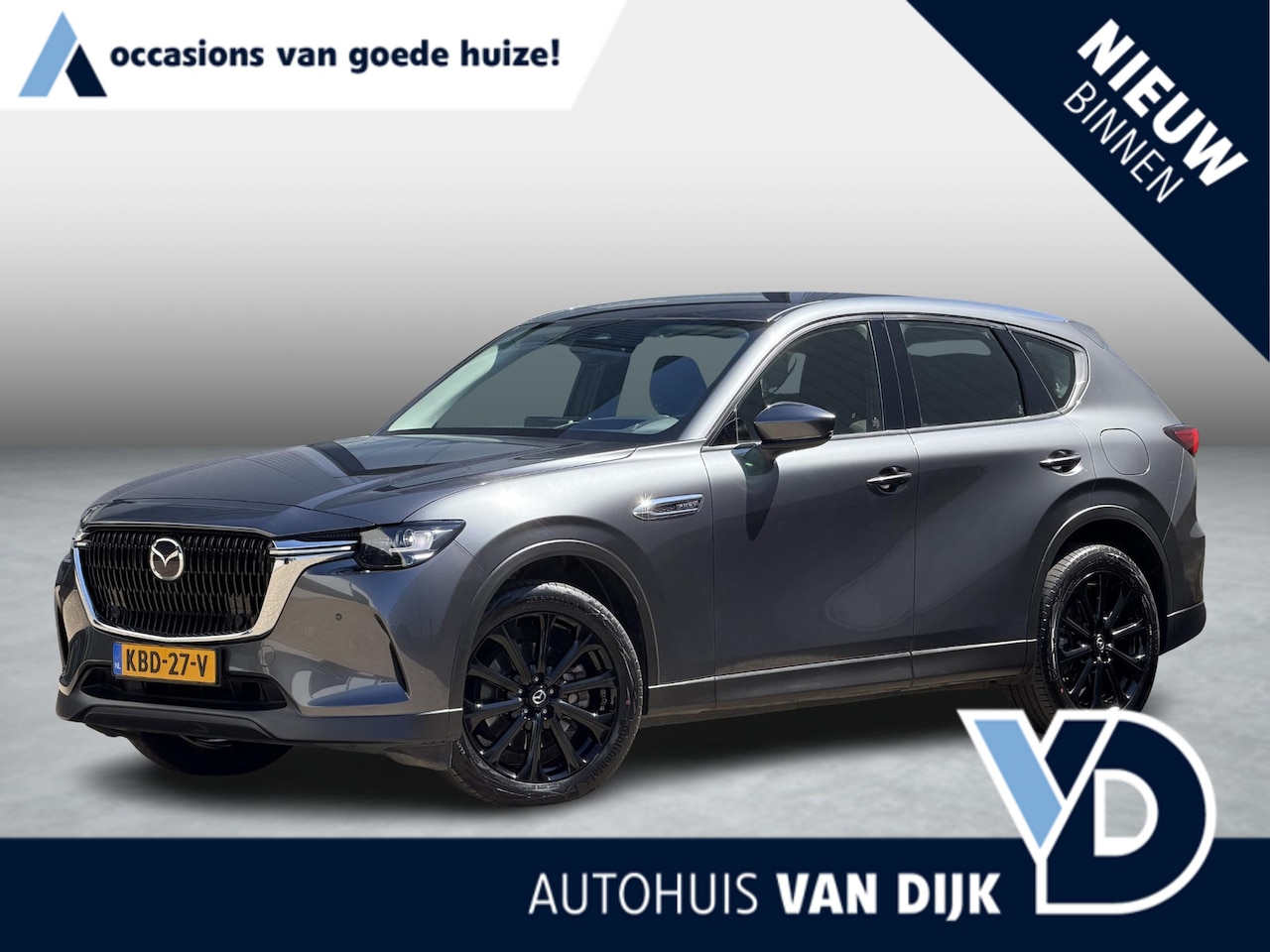 Mazda CX-60 - 2.5 e-SkyActiv PHEV Exclusive-Line | Head-Up/20"/Carplay/Cruise Control/Winter Pack - AutoWereld.nl