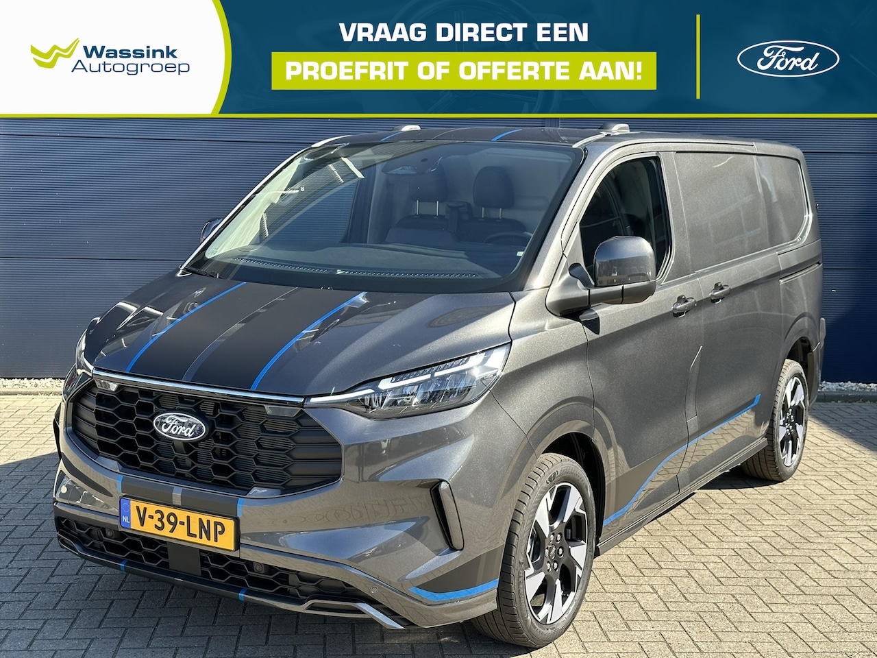Ford Transit Custom - I Sport 170pk L1H1 320 Automaat | LENTEDEALS I Adaptive Cruise Control I Camera I 19 inch - AutoWereld.nl