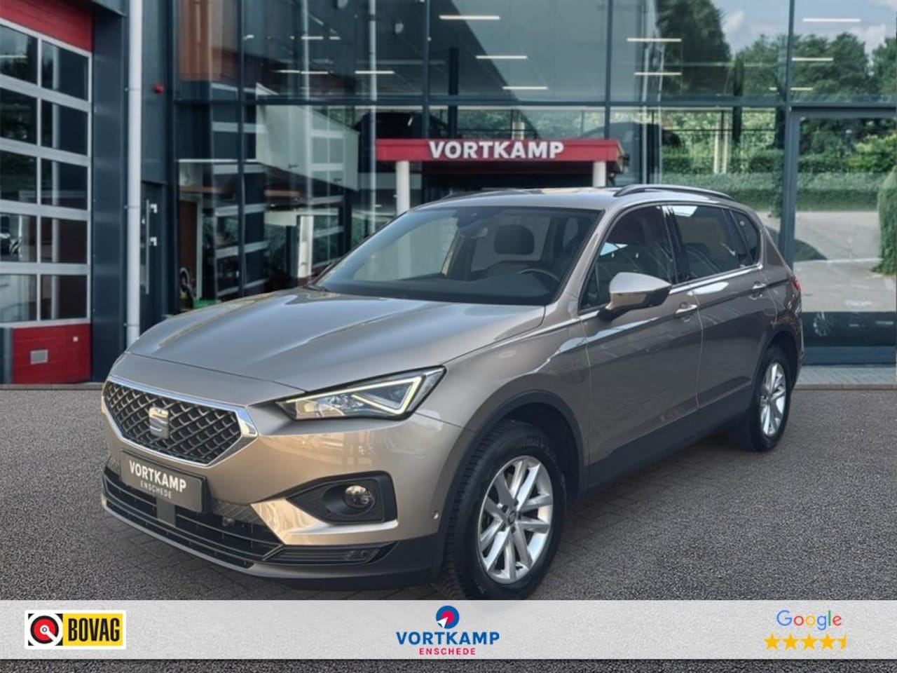 SEAT Tarraco - 1.5 TSI DSG STYLE ZWENK/TREKHAAK/CAMERA/ACC/KEYLESS/PDC - AutoWereld.nl