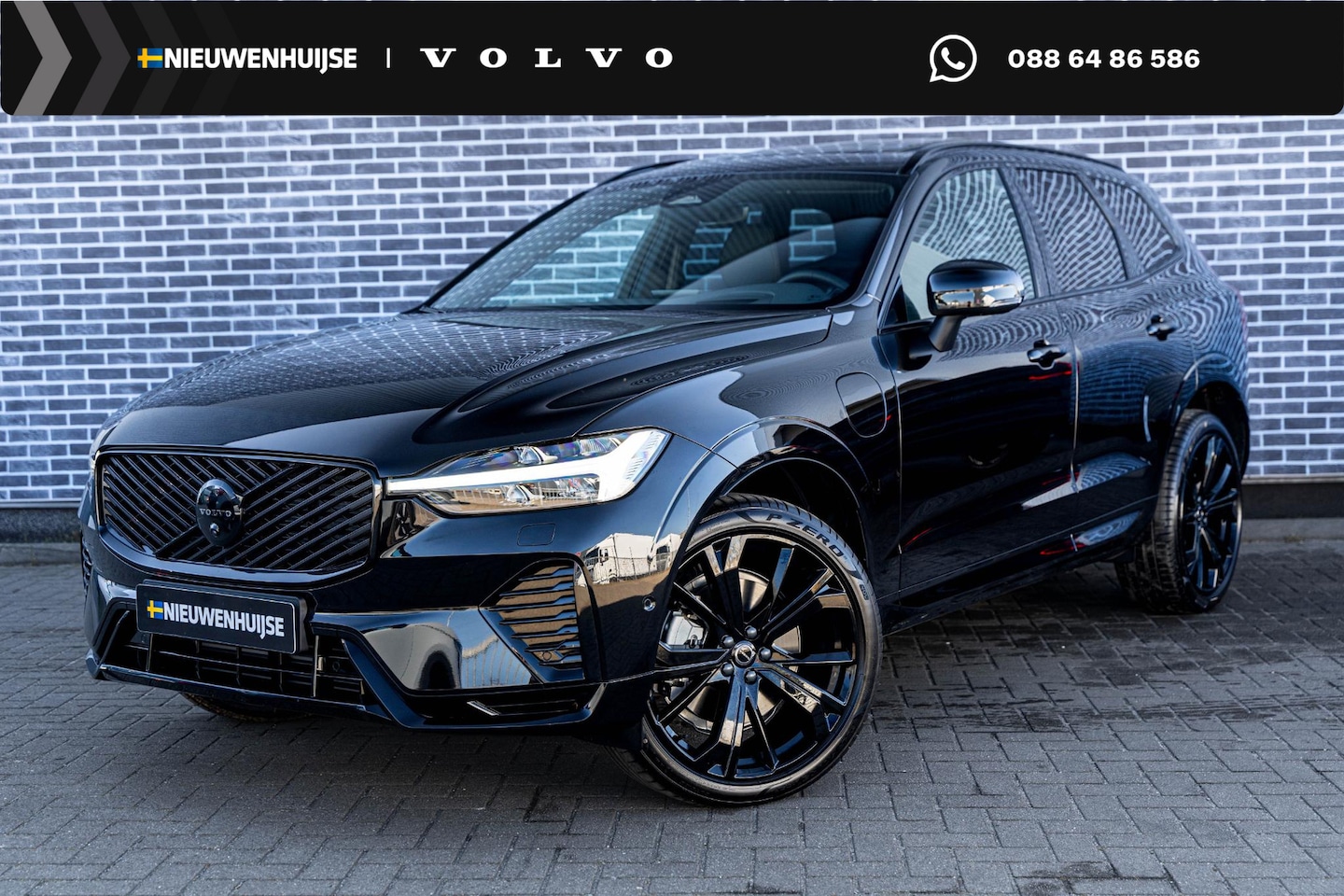 Volvo XC60 - 2.0 T6 Plug-in hybrid AWD Ultra Black Edition | Trekhaak | Harman Kardon Audio | Head-up D - AutoWereld.nl