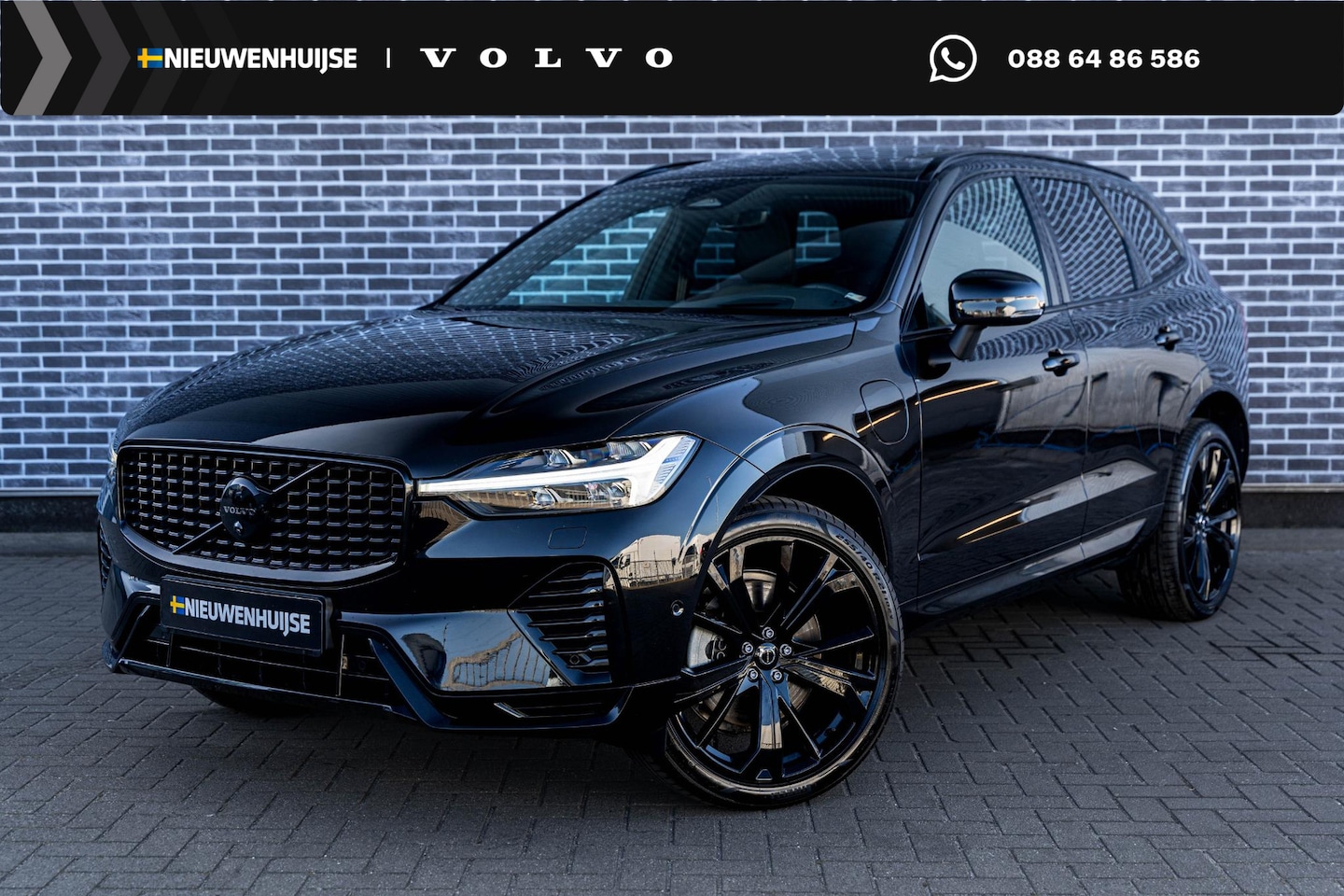 Volvo XC60 - 2.0 T6 Plug-in hybrid AWD Ultra Black Edition | PHEV | Panoramadak | Luchtvering | Head-Up - AutoWereld.nl