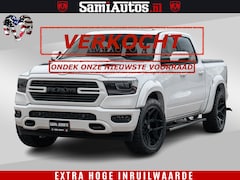Dodge Ram Pick Up - V8 5.7 402PK | LARAMIE SPORT | Krachtige Hemi | Panorama Dak | 12' Scherm | LPG | Comforta