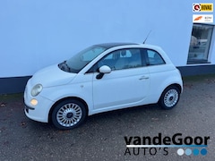Fiat 500 - 1.2 Naked, '08, airco, lm velgen, pano. dak, jaar apk