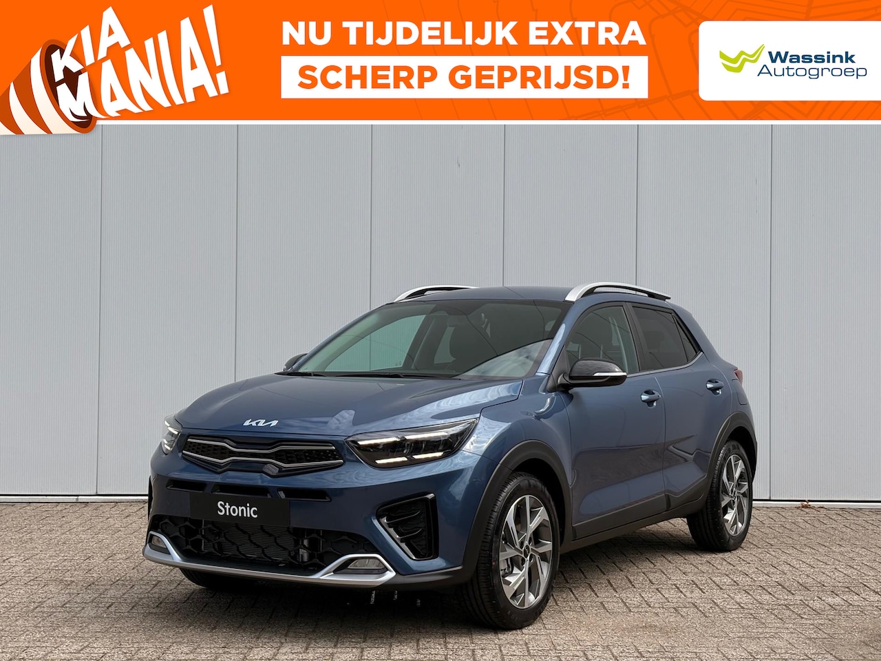 Kia Stonic - 1.0 T-GDi MHEV 100pk GT-Line | Lane Following | Adaptive Cruise | Stoel- en Stuurverwarmin - AutoWereld.nl
