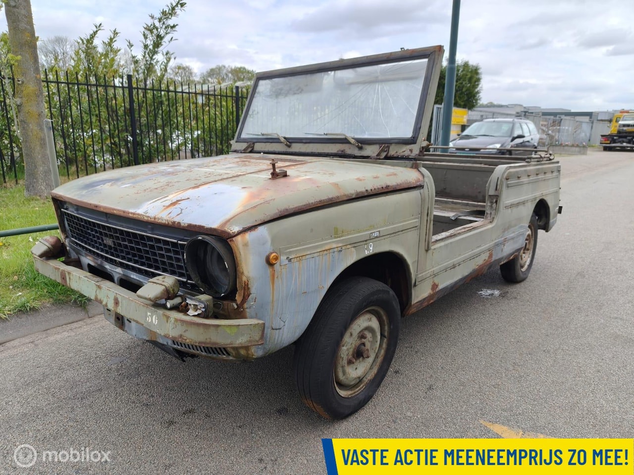 DAF 66 - YA Cabriolet ex leger - AutoWereld.nl