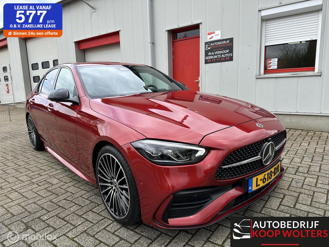 Mercedes-Benz C-klasse - 180 AMG Line Night Pakket 19 Inch - AutoWereld.nl