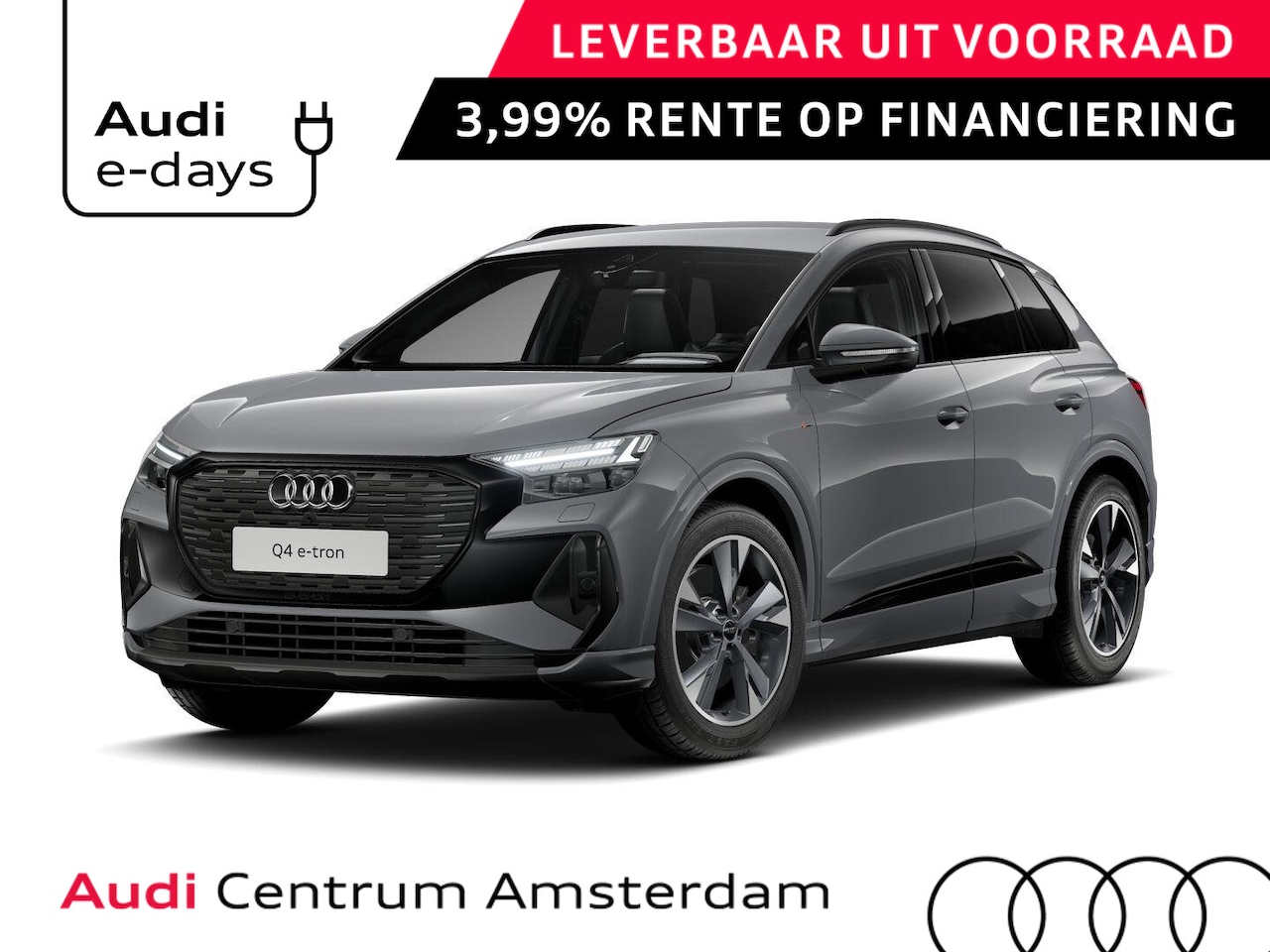 Audi Q4 e-tron - 45 S edition Competition 82 kWh 286 pk | Assistentiepakket plus | Lichtpakket plus ambient - AutoWereld.nl