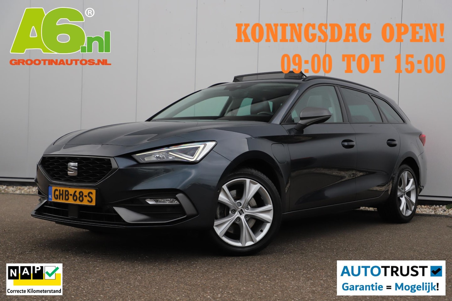 SEAT Leon Sportstourer - 1.4 TSI eHybrid PHEV FR Business Intense 204PK Automaat Panoramadak Carplay Android Naviga - AutoWereld.nl
