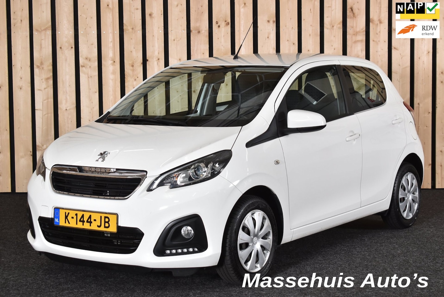 Peugeot 108 - 1.0 e-VTi Active Airco 1e eig. LED Bleutooth All-seasons Zuinig Nwe APK - AutoWereld.nl