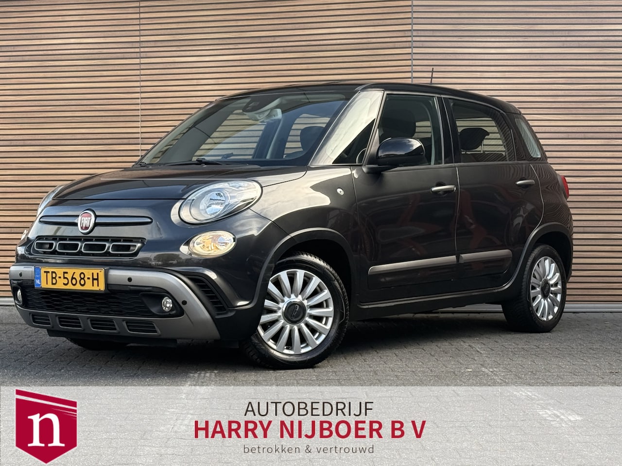 Fiat 500 L - 0.9 TwinAir Cross Navi / Camera / Trekhaak / Hoge instap! - AutoWereld.nl