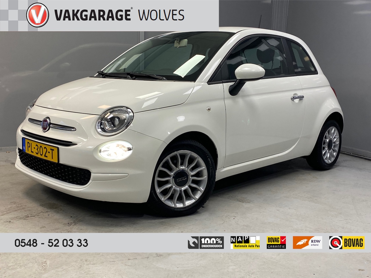 Fiat 500 - 0.9 TwinAir Turbo Popstar | AIRCO | LM -VELGEN | NAP | - AutoWereld.nl