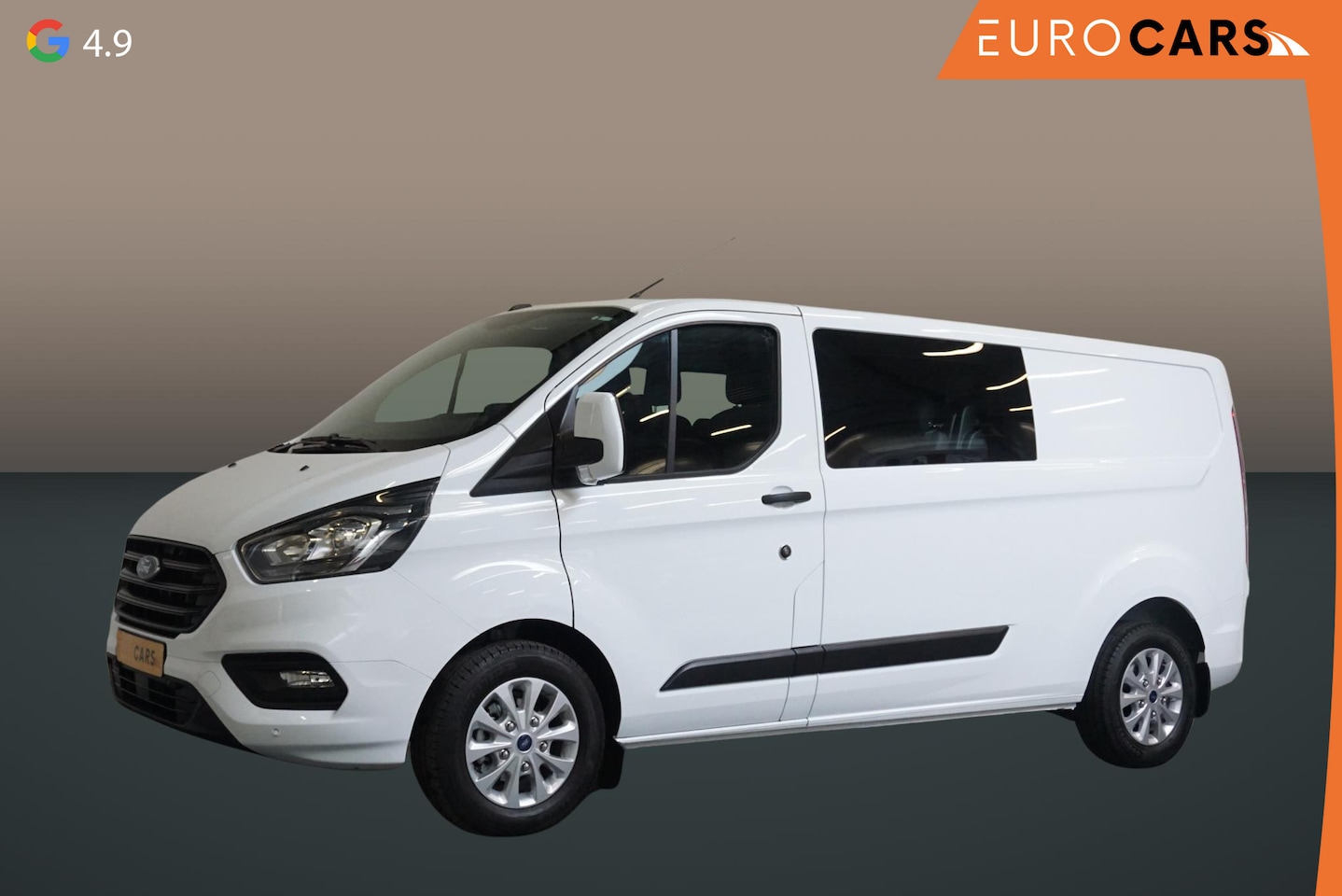 Ford Transit Custom - 300 2.0 TDCI L2H1 Trend Dubbele Cabine Automaat 5p Airco Navigatie Bluetooth Trekhaak - AutoWereld.nl