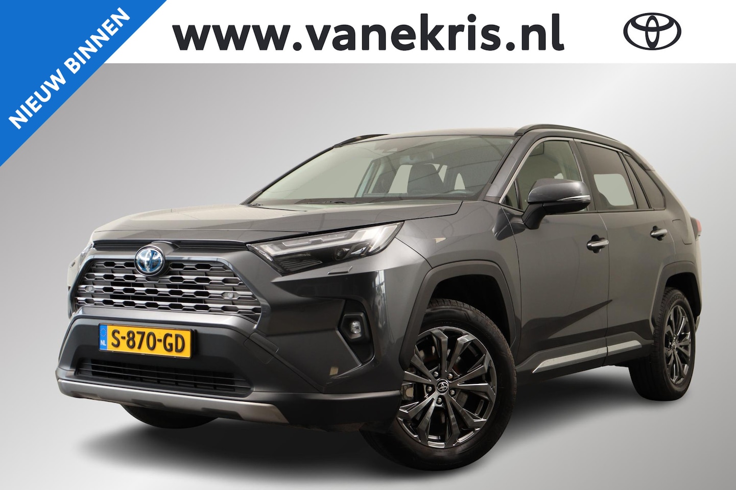 Toyota RAV4 - 2.5 Hybrid AWD Style 2.5 Hybrid AWD Style, Leder, Trekhaak - AutoWereld.nl