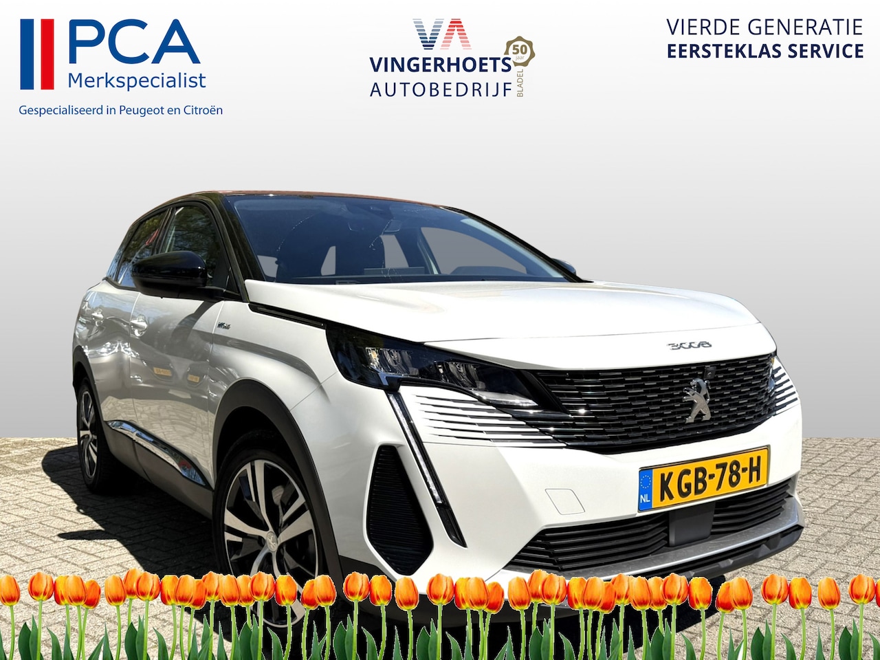 Peugeot 3008 - 1.6 Plug in Hybride 225 pk Allure * Automaat * * Navigatie * 1/2 Lederen interieur * Stekk - AutoWereld.nl