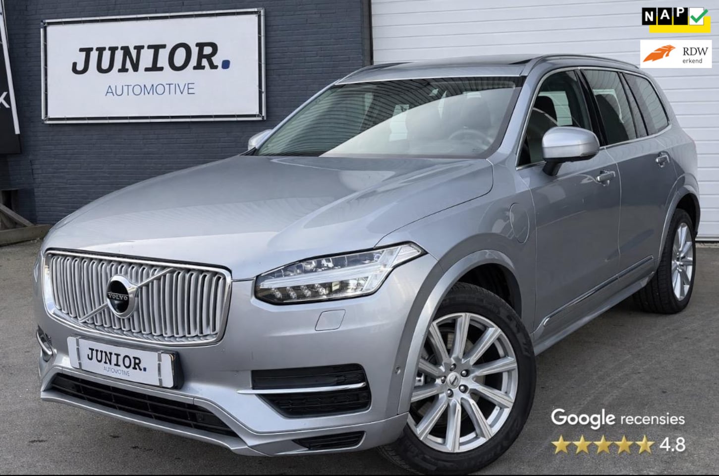 Volvo XC90 - 2.0 T8 Twin Engine AWD Inscription DEALEROH/B&W/PANO/7PERSOONS - AutoWereld.nl