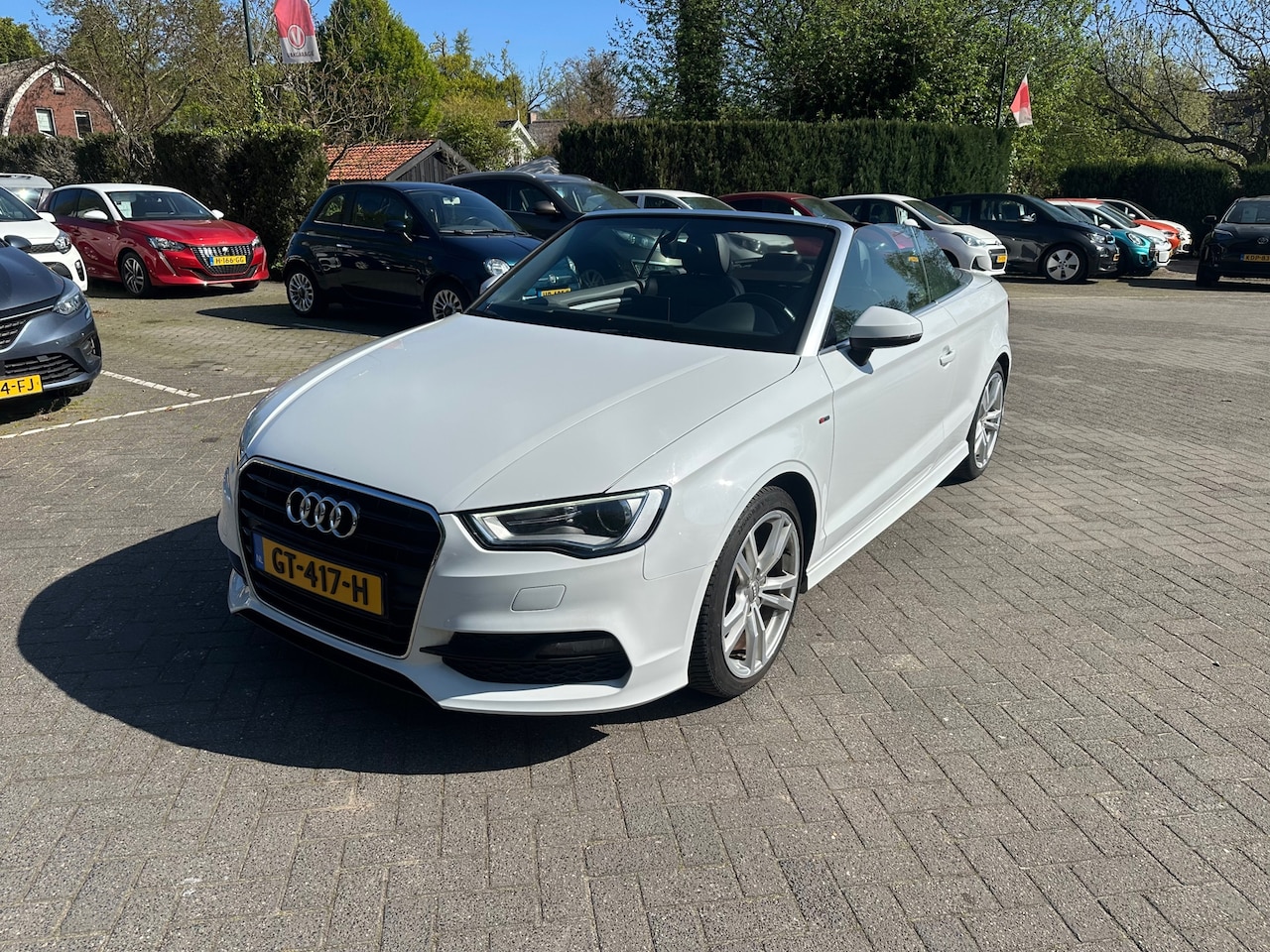 Audi A3 Cabriolet - 1.4 TFSI Ambition Pro Line S 1.4 TFSI Ambition Pro Line S , leer , navigatie , pdc - AutoWereld.nl