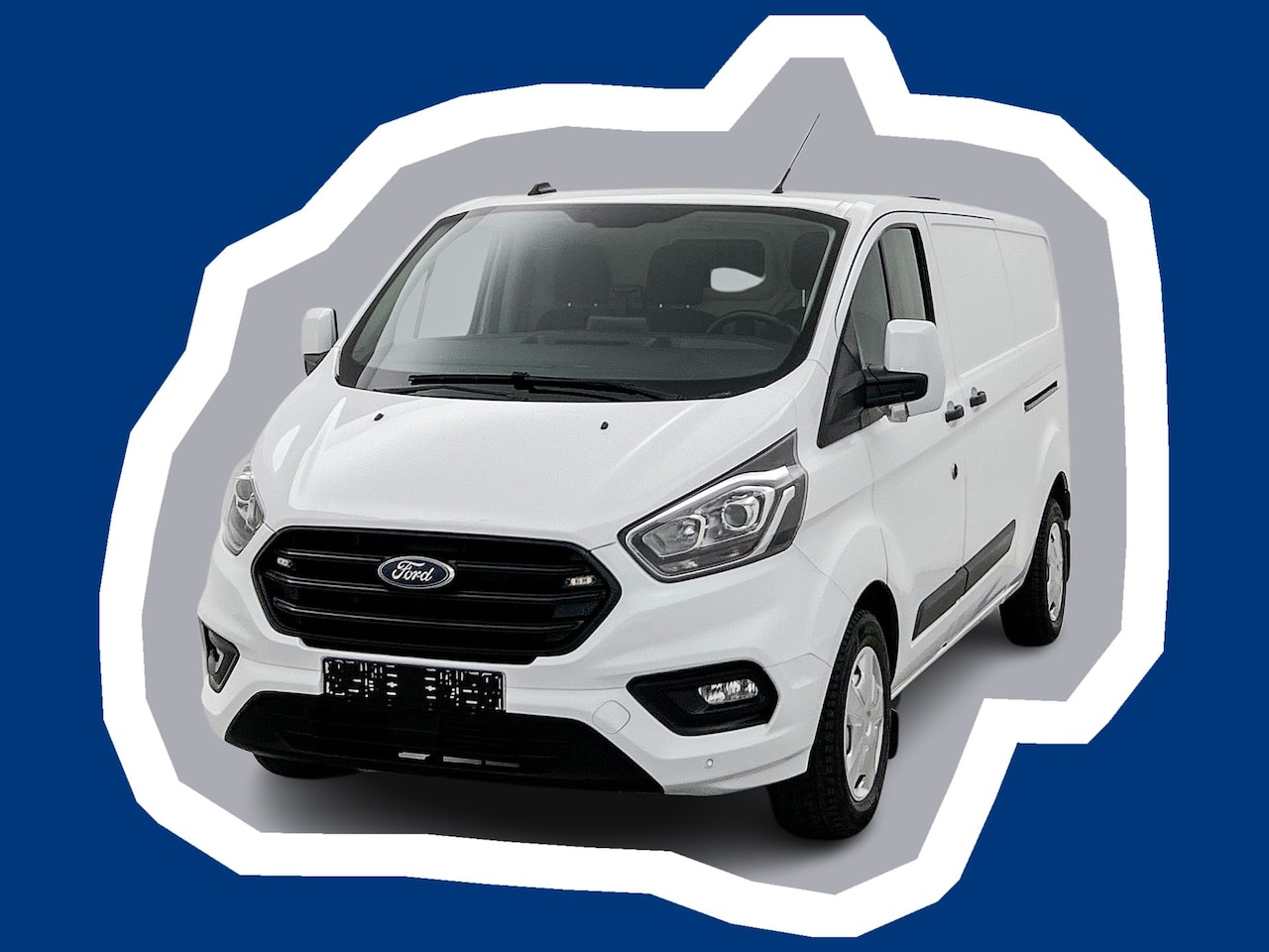 Ford Transit Custom - 340 2.0 TDCI L2H1 Schuifdeur L+R Navigatie Trekhaak Cruise control Stoelverwarming - AutoWereld.nl
