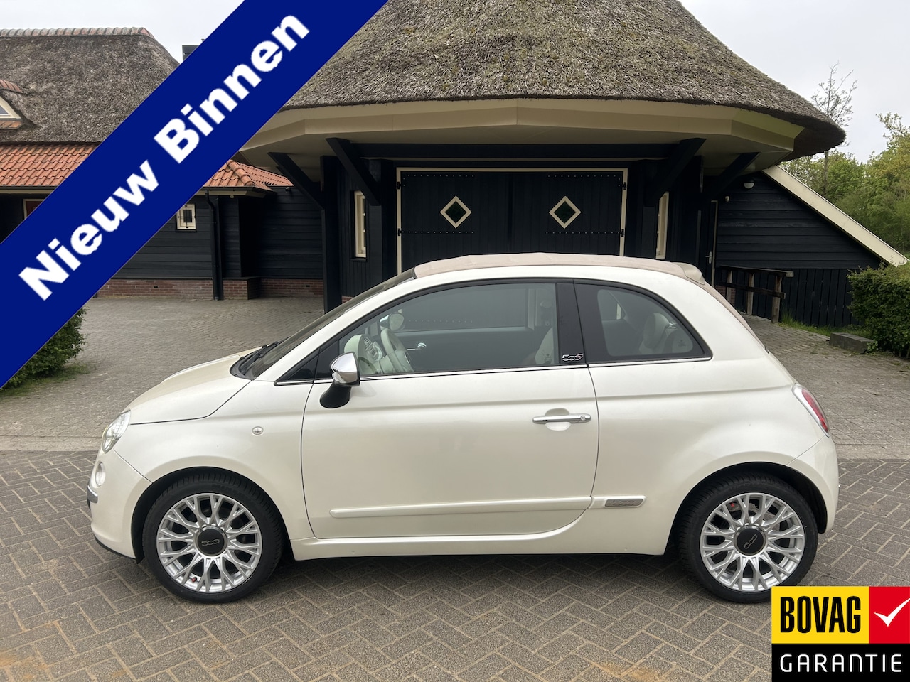 Fiat 500 C - 0.9 TwinAir Lounge Leer Clima Pdc Cruise - AutoWereld.nl