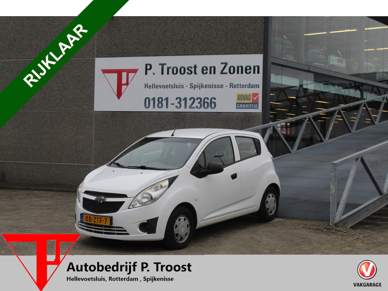 Chevrolet Spark - 1.0 16V LS Bi-Fuel Airco/Benzine/LPG G3/Bluetooth carkit - AutoWereld.nl