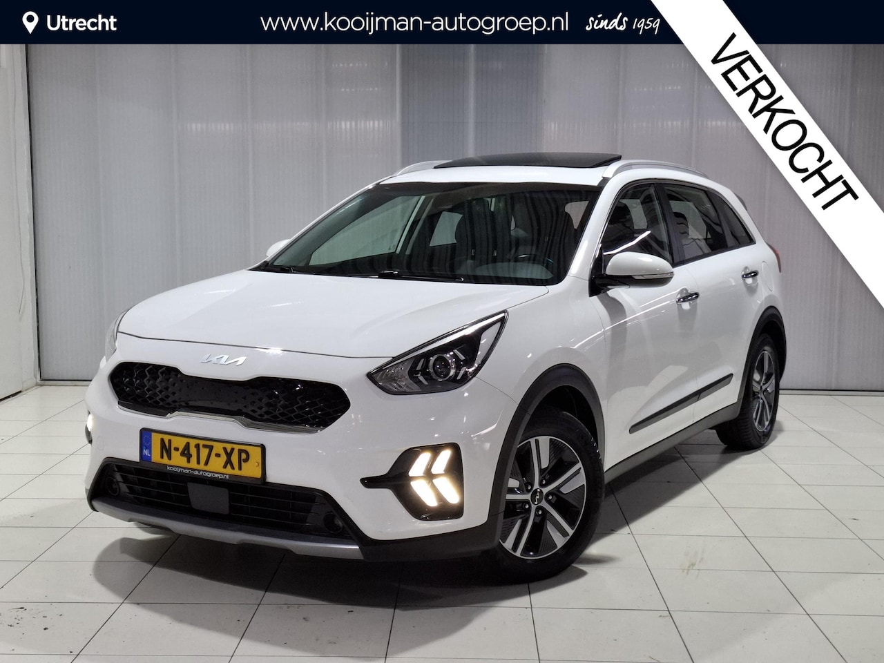 Kia Niro - 1.6 GDi Hybrid DynamicLine Trekhaak, Apple Carplay/Android Auto, Navigatie, Camera. - AutoWereld.nl