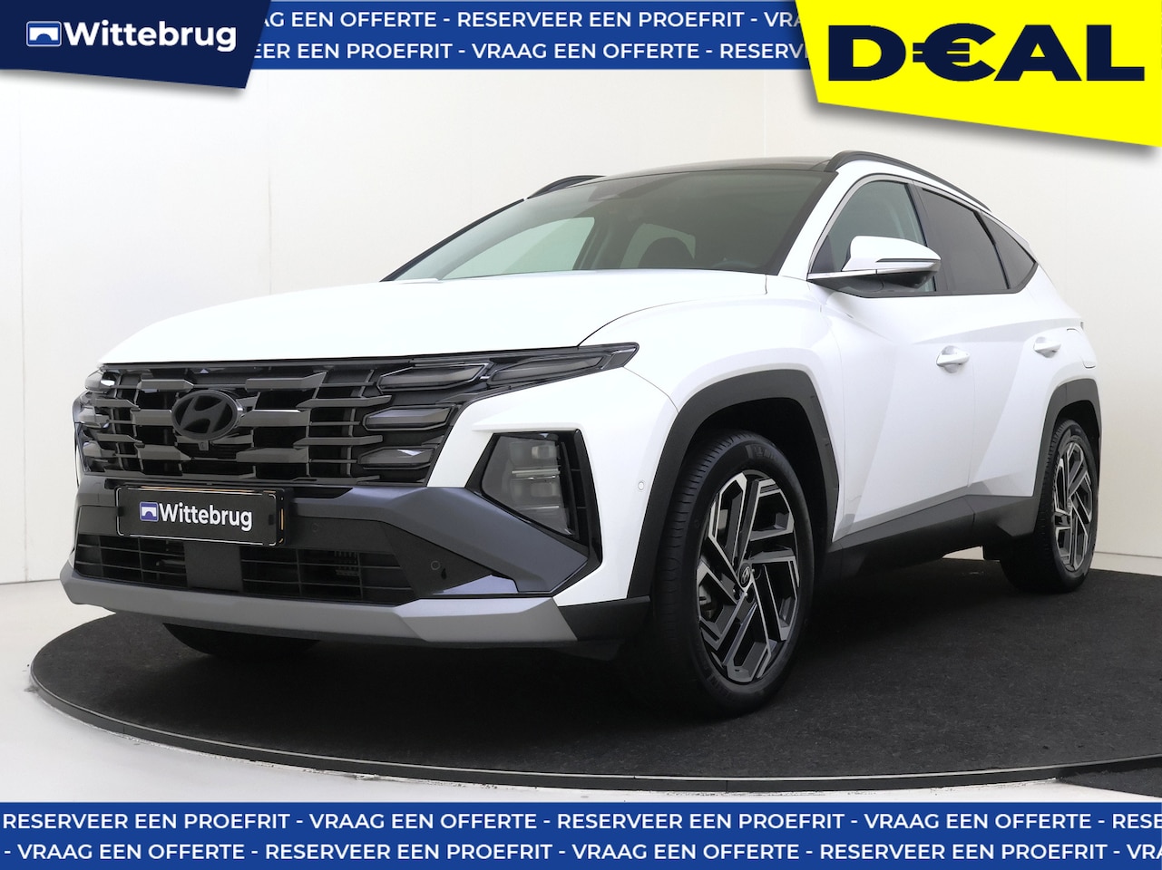 Hyundai Tucson - 1.6 T-GDI PHEV Premium Sky UITVERKOOP DEAL!! | Open dak | Lederen bekleding | - AutoWereld.nl