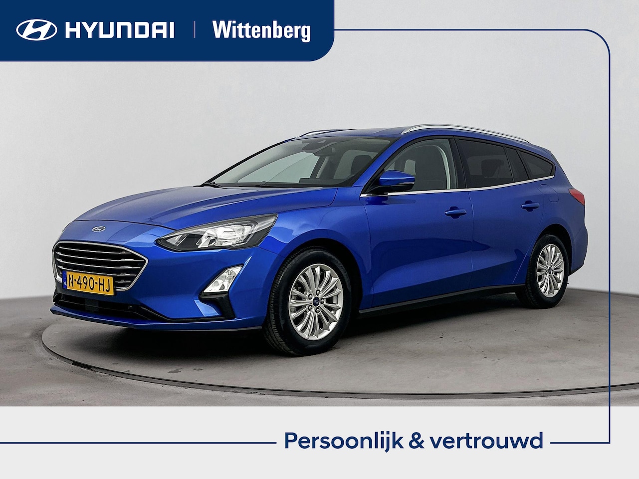 Ford Focus Wagon - 1.0 EcoBoost Hybrid Titanium X Business | L.M. Velgen | Parkeersensoren Voor + Achter | Me - AutoWereld.nl