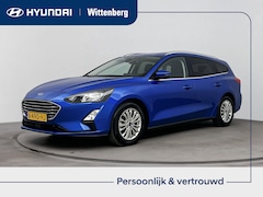 Ford Focus Wagon - 1.0 EcoBoost Hybrid Titanium X Business | L.M. Velgen | Parkeersensoren Voor + Achter | Me