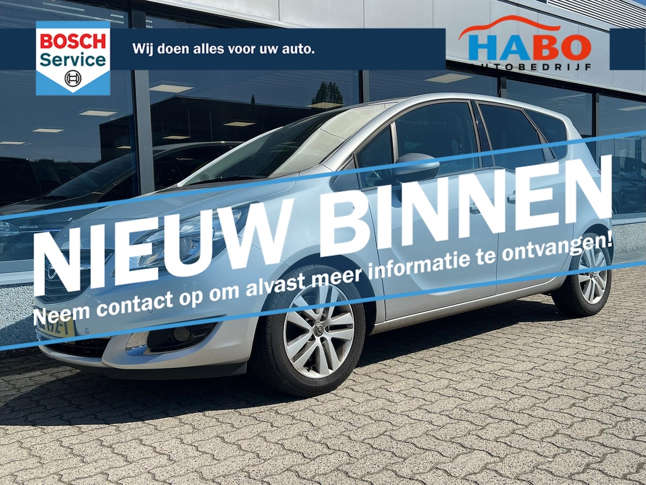 Opel Meriva - 1.4 Turbo 140pk Automaat CRUISE/PDC/TREKHAAK/LMV/CENTRALE.VER/AUTOMAAT!! - AutoWereld.nl