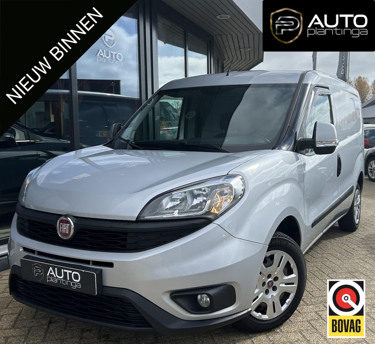 Fiat Doblò Cargo - 1.3 MJ L1H1 SX 90PK | Nette Staat | Navigatie | Airco | Cruise Control | Parkeersensoren | - AutoWereld.nl