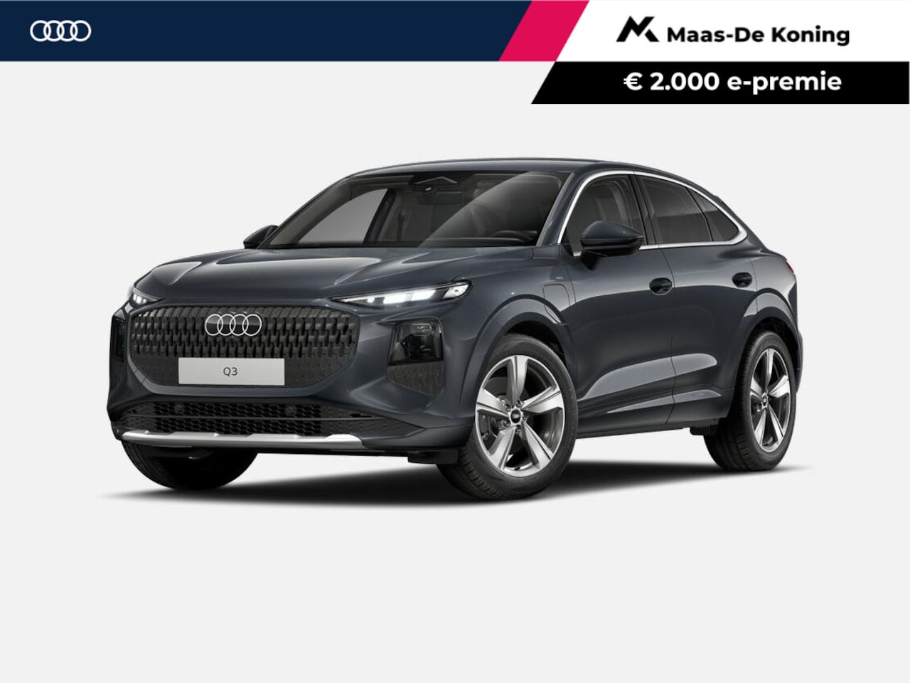 Audi Q3 Sportback - 1.5 200kW e-hybrid Advanced edition 272 PK · 19" LM Velgen · Privacy glas - AutoWereld.nl