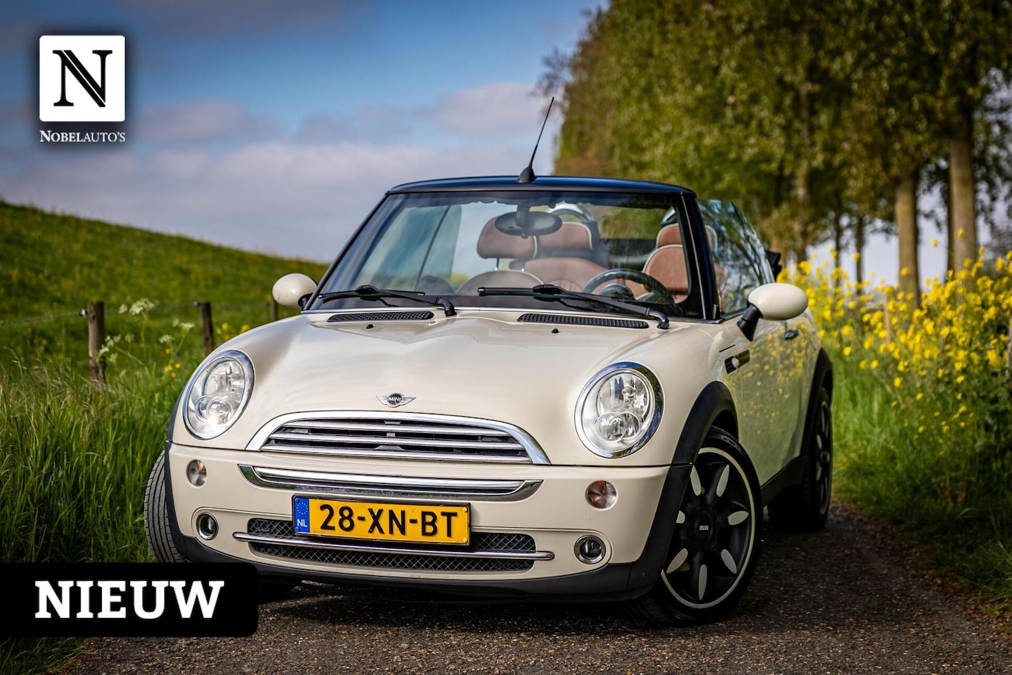 MINI Cabrio - 1.6 Cooper Sidewalk |Cabrio |Leder |Nap |Stoelvw - AutoWereld.nl