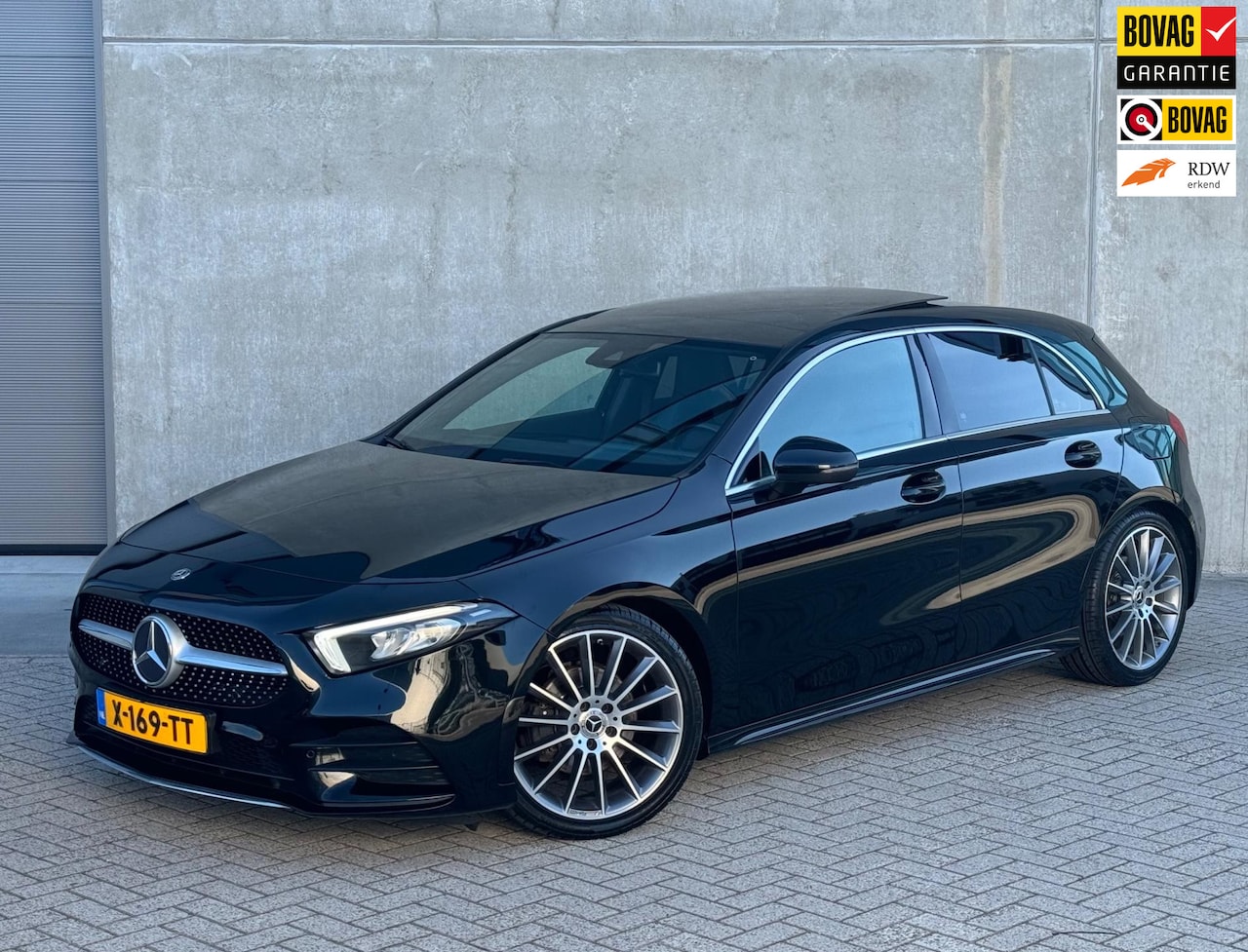 Mercedes-Benz A-klasse - 200 AMG-Line AUT Zwart SFEER|PANO - AutoWereld.nl