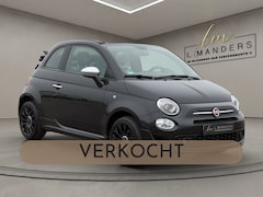 Fiat 500 C - 1.0 Hybrid Rockstar 2021 ZWART | Cabriolet | Leder | Sport
