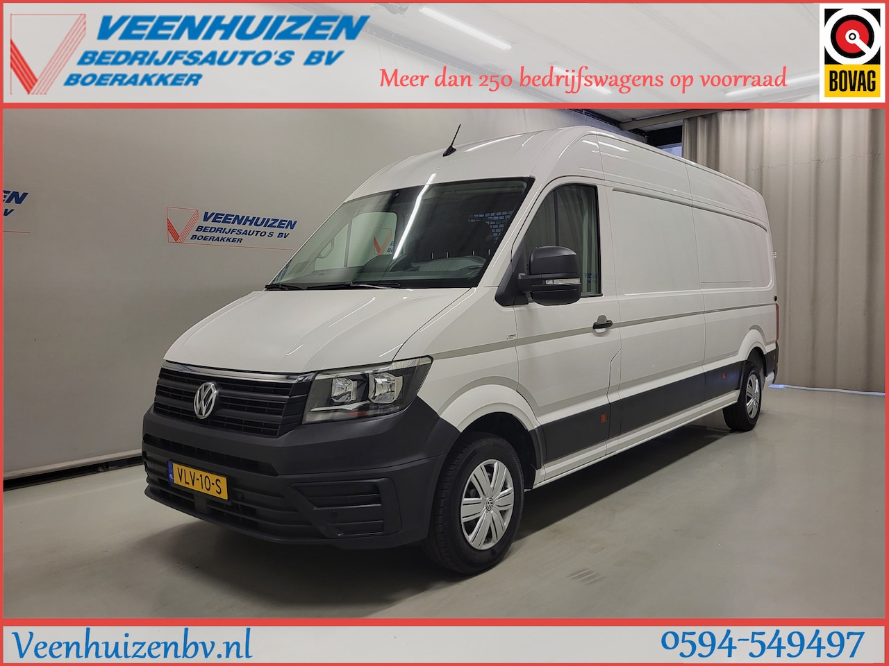 Volkswagen Crafter - 2.0TDI 140pk L4/H3 3000kg Trekkracht Euro 6! - AutoWereld.nl