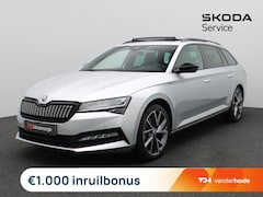 Skoda Superb Combi - 1.4 TSI iV Sportline Business 218PK DSG SOH 97%, Pano-Schuifdak, Elektrische Memorystoel,