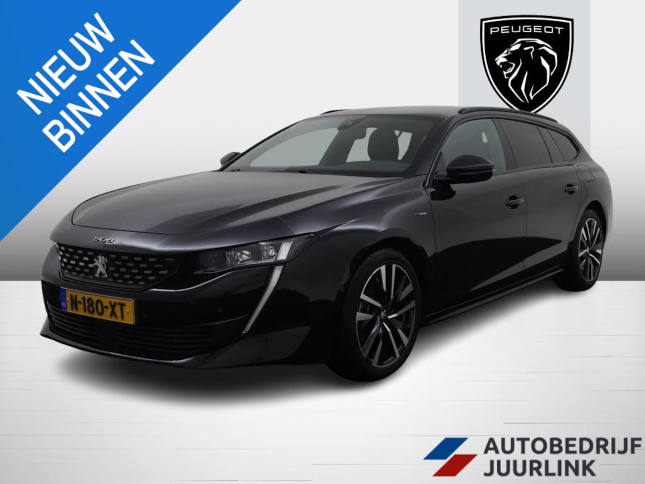 Peugeot 508 SW - 1.6 HYbrid GT 225pk Automaat Nav/Camera/H.Leder/ CarPlay/Keyless/Ad.Cruise - AutoWereld.nl