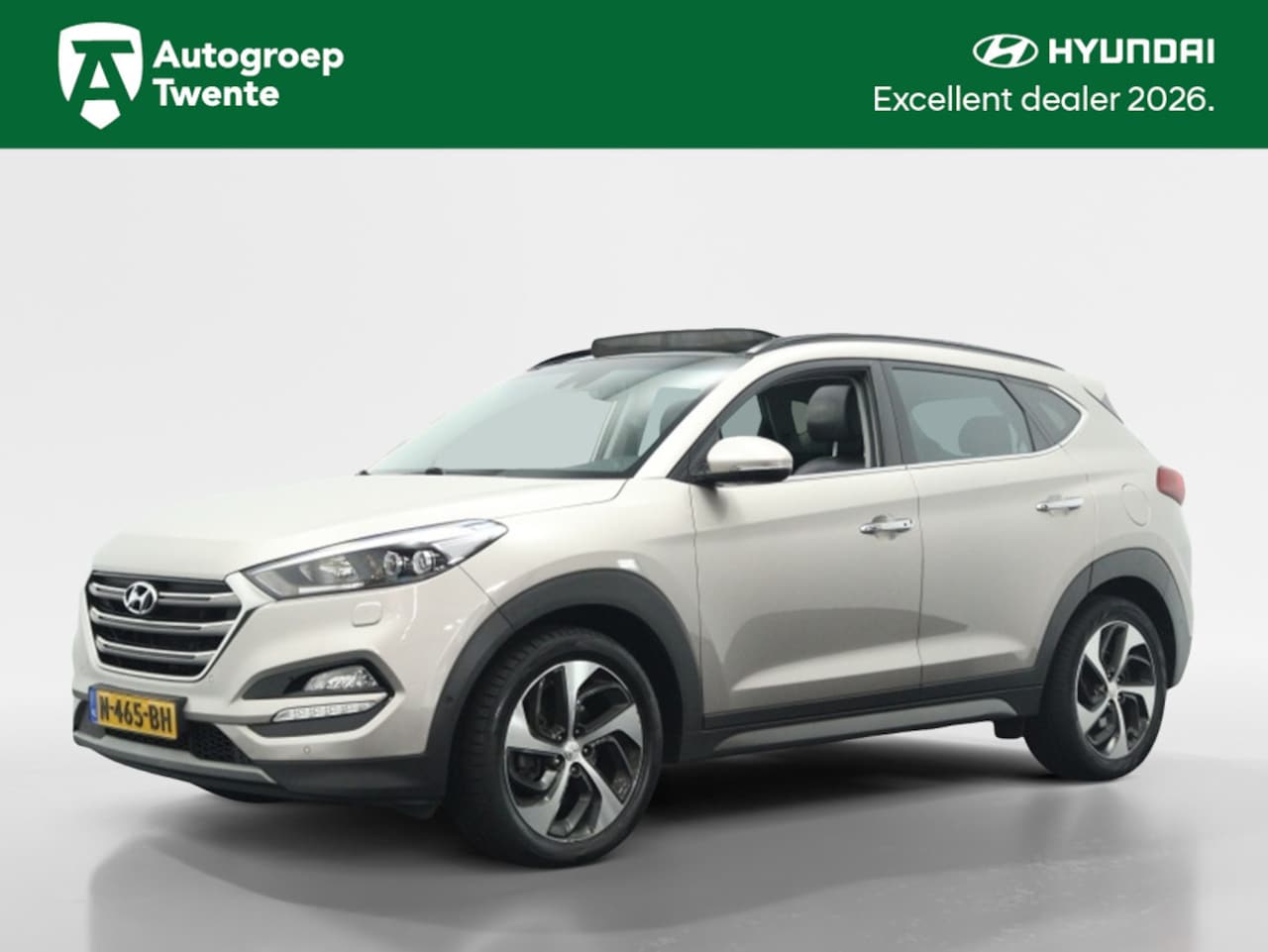 Hyundai Tucson - 1.6 T-GDi premium Sky 4WD Automaat | Panodak | Navi | Camera | C - AutoWereld.nl