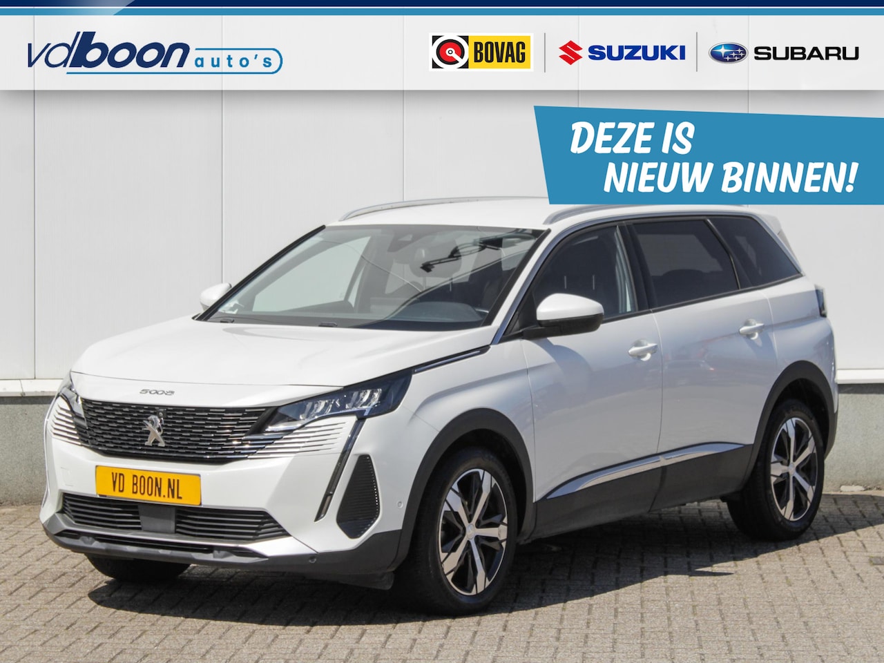 Peugeot 5008 - 1.2 PureTech Allure Pack 7p. | Navi | Camera | Adap. Cruise | Camera | Park sens - AutoWereld.nl