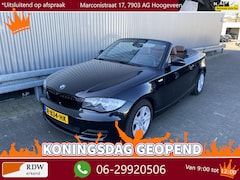 BMW 1-serie Cabrio - 118i Leer, Clima, Stoelvw, CC, Carplay, Windscherm, LM, nw. APK – Inruil Mogelijk –