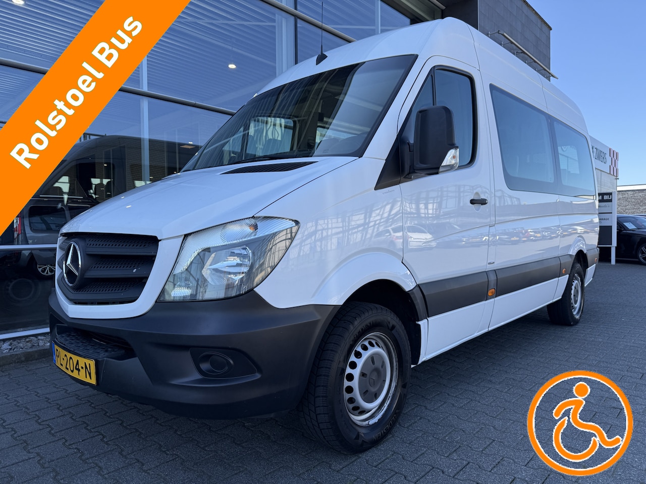 Mercedes-Benz Sprinter - L2H2 Rolstoelbus / Personenbus 314 2.2 CDI (Zeer nette en goed onderhouden bus met mogelij - AutoWereld.nl