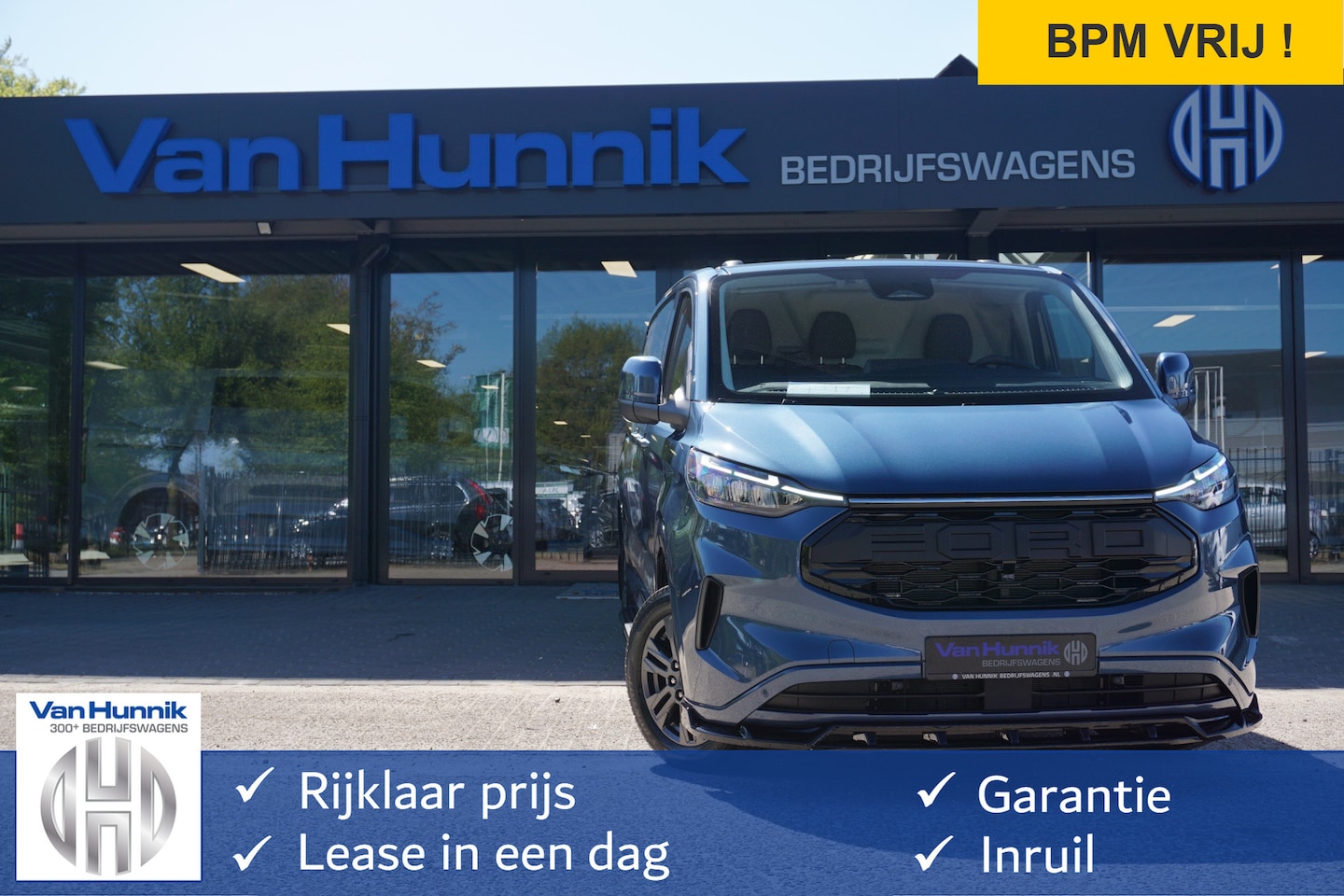 Ford Transit Custom - 320L 170PK Aut. JWR Edition BPM VRIJ!! 13" Navi, Adap. Cruise, Camera, 17" LM, LED!! NR. 4 - AutoWereld.nl
