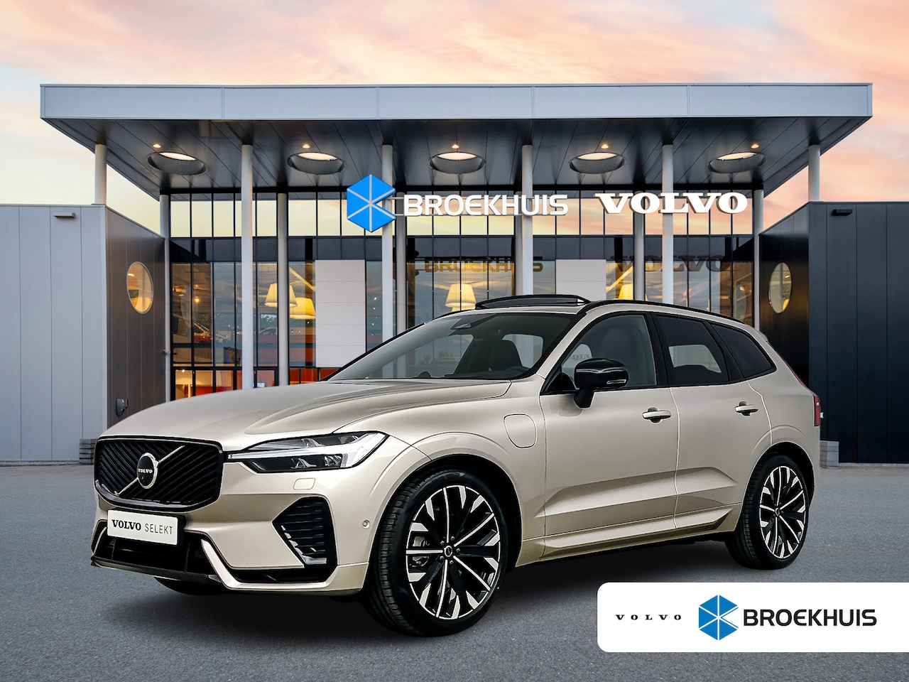 Volvo XC60 - T8 Recharge Ultra Dark | 21" | Luchtvering | Geventileerd Nappa | Massagestoelen | Bowers - AutoWereld.nl