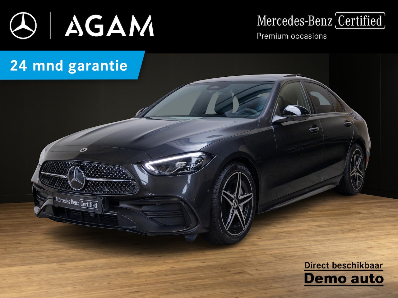 Mercedes-Benz C-klasse - Limousine 180 Star Edition AMG Line Panorama dak - AutoWereld.nl