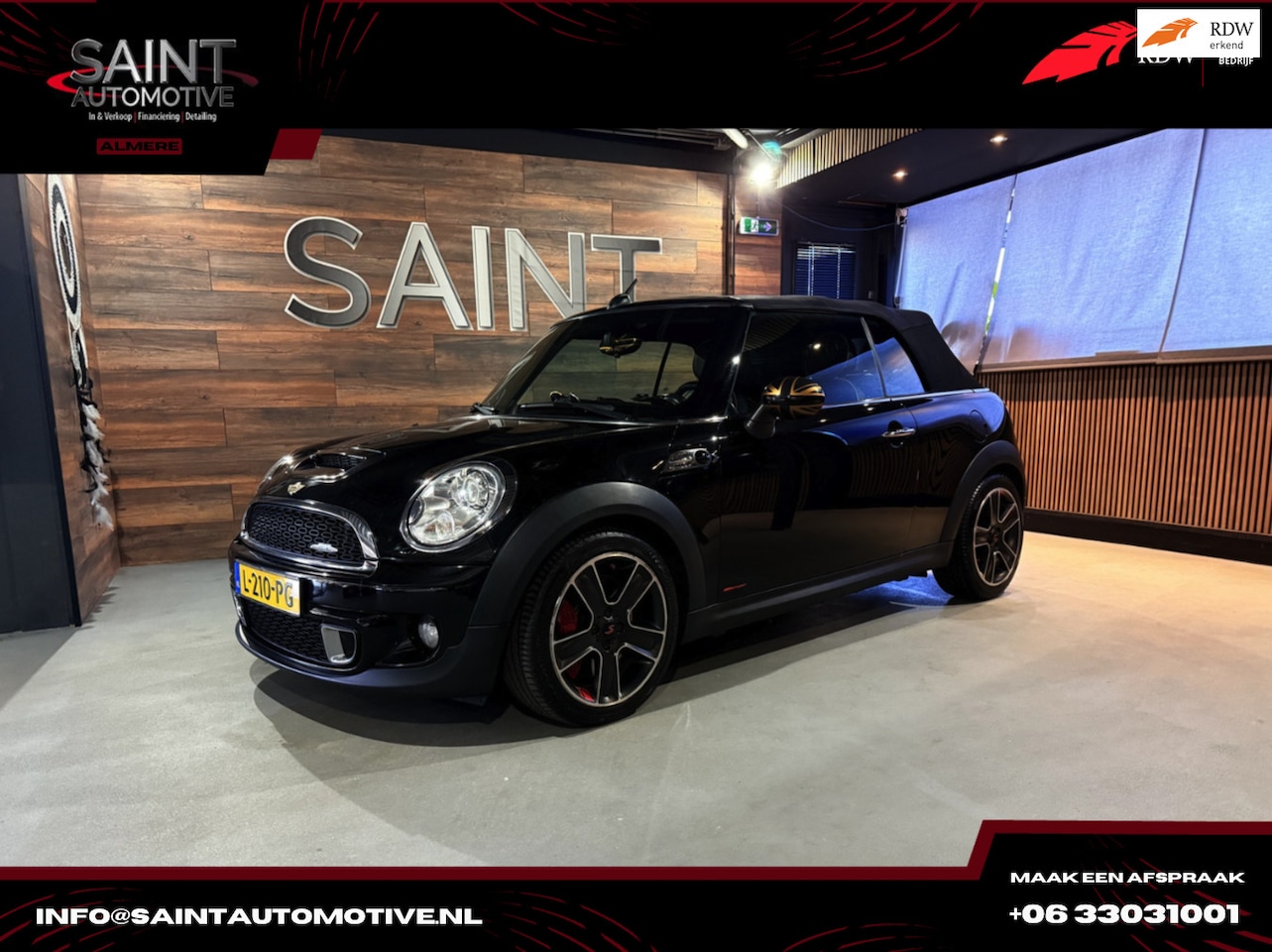 MINI Cabrio - Mini |1.6 John Cooper Works | Cabrio - AutoWereld.nl