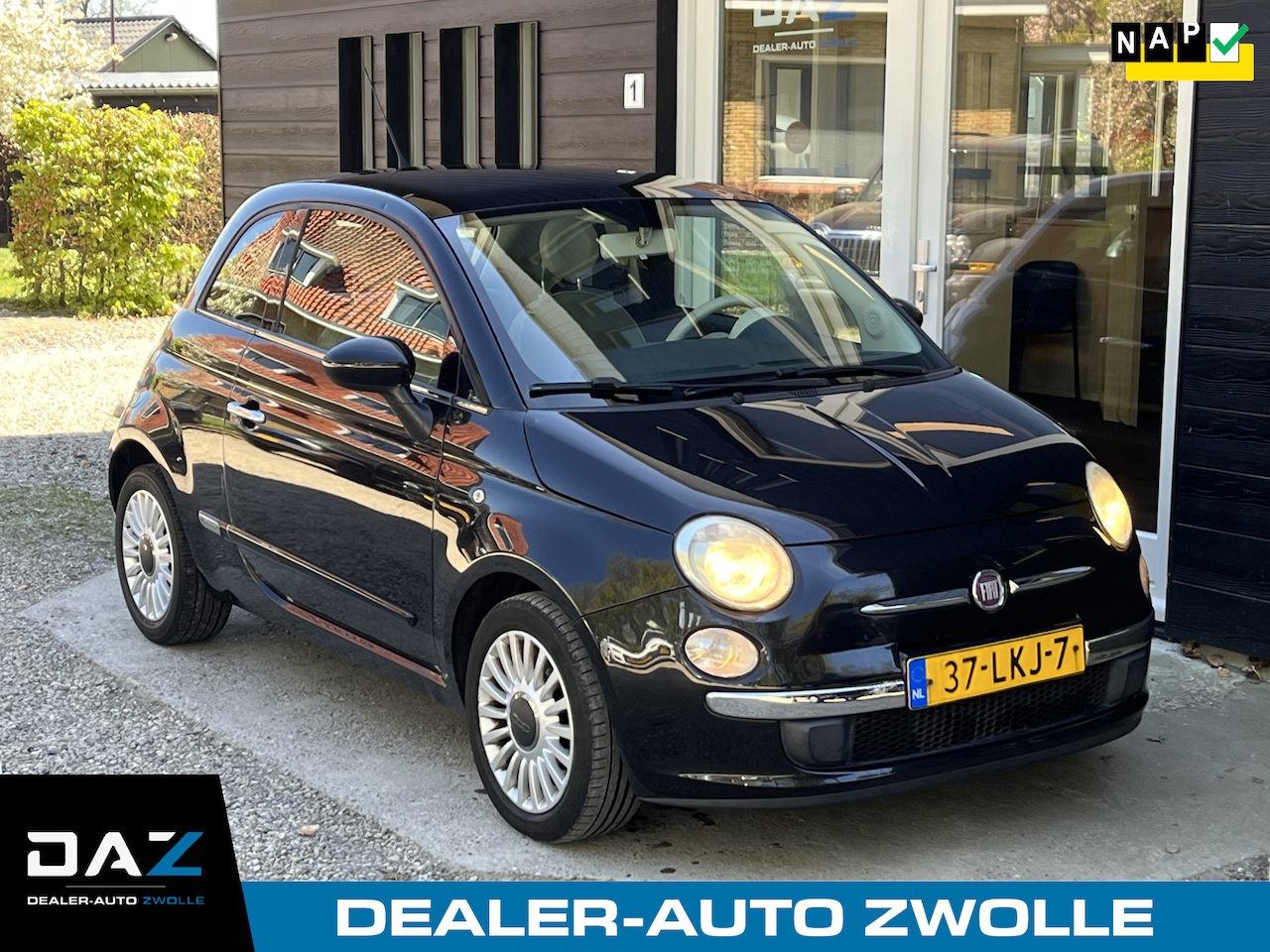 Fiat 500 - 1.2 Lounge Aut/Airco/Audio/Pano - AutoWereld.nl