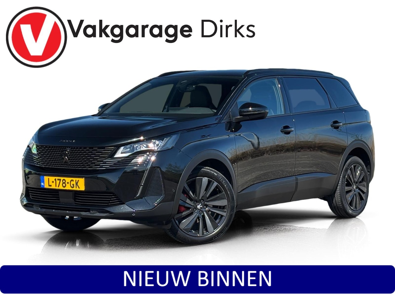Peugeot 5008 - 1.6 180 PK Aut8 Blue Lease GT ✅ 7-pers ✅ LED ✅ ACC - AutoWereld.nl